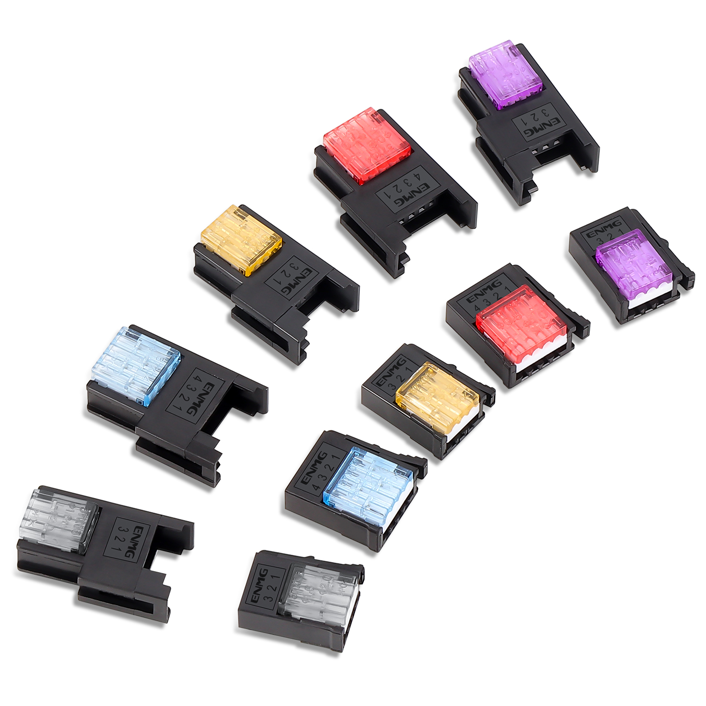 ECON Mini-clamp sensor connectors and PCB sockets