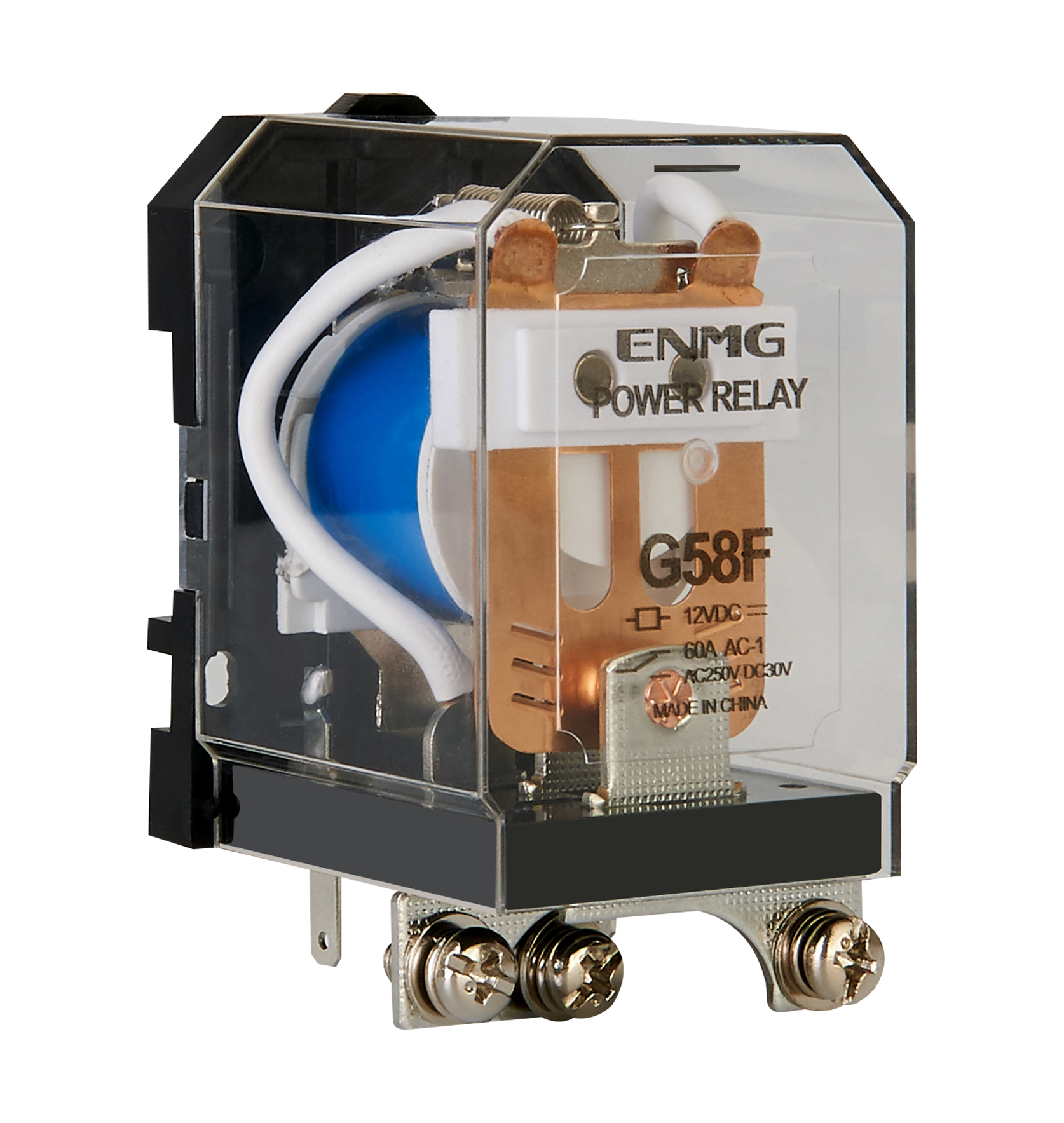G58F-1C 60 A SPDT high-capacity power relay