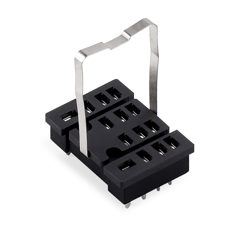 PY08-02 / PY11-02 / PY14-02 / PT08-0 PY and PT through-hole PCB relay sockets