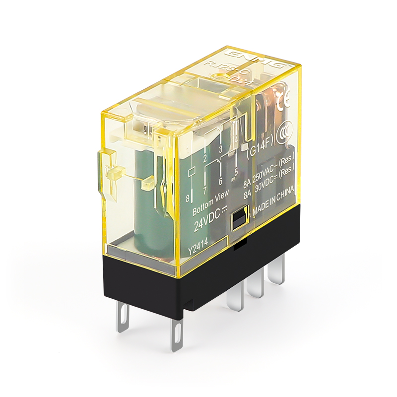 RJ1S / RJ2S Slim wide-blade plug-in power relays