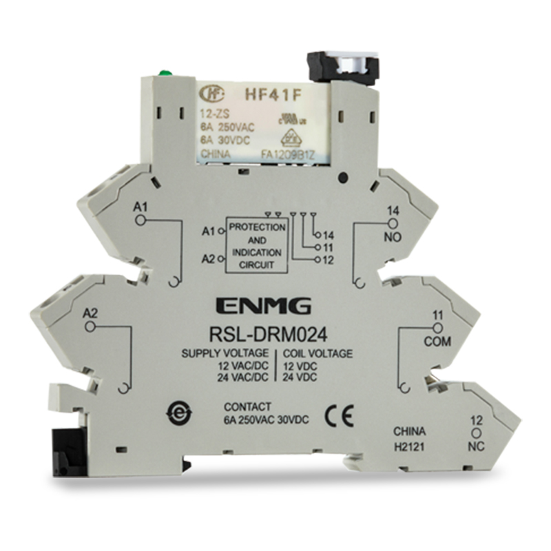 RSL-DRM Slim interface relay terminal — screwless spring terminals